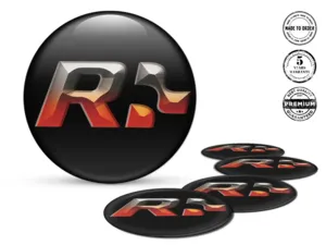 Emblema Ruota Racing Edizione Sticker Alta Qualità
